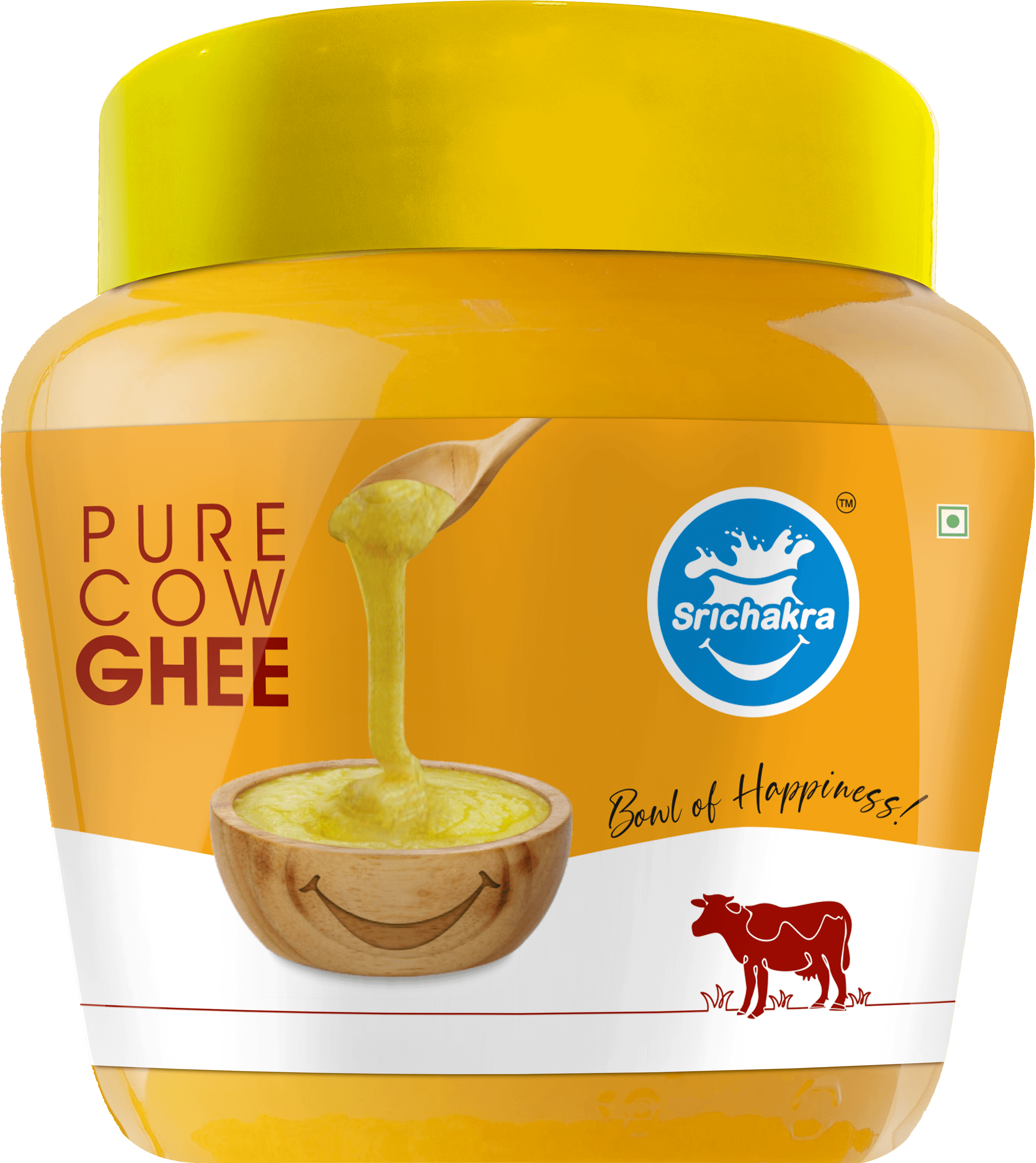 Srichakra Milk — Pure Cow Ghee PET JAR 500g