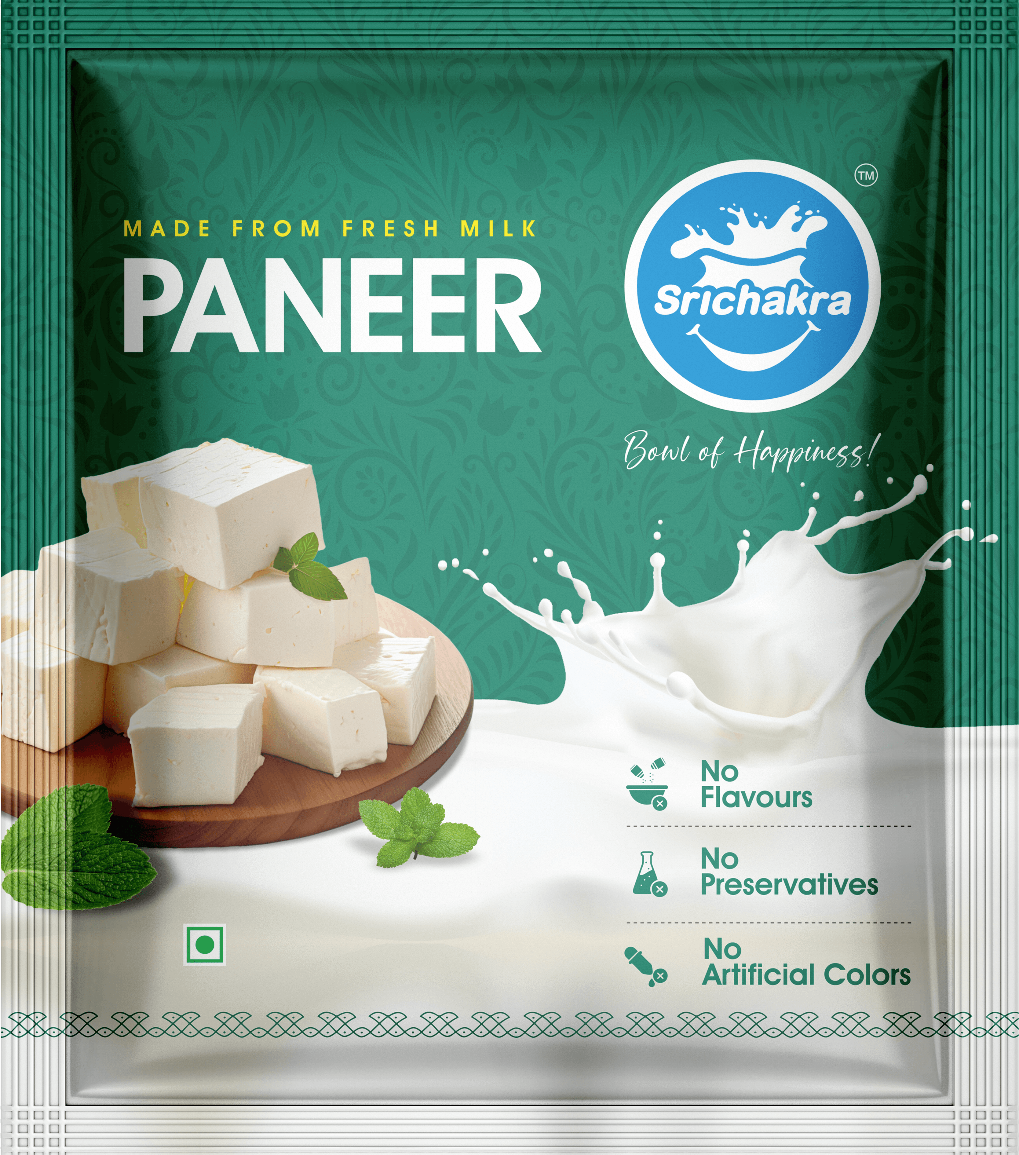 Srichakra Milk — Fresh Paneer 1000g