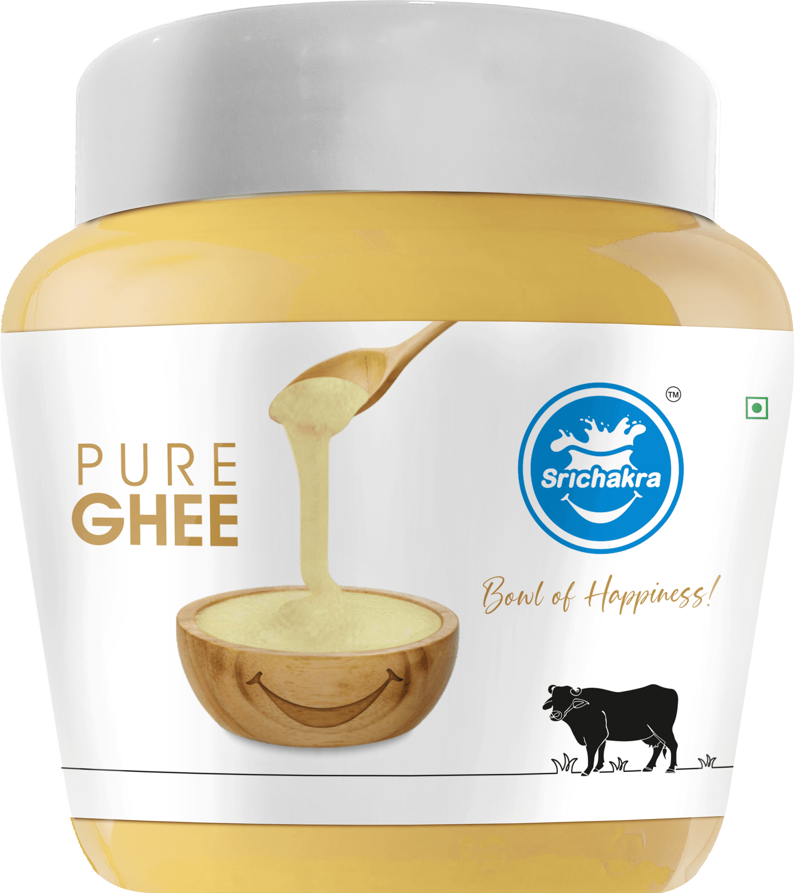 Srichakra Milk — Pure Ghee PET JAR 500g