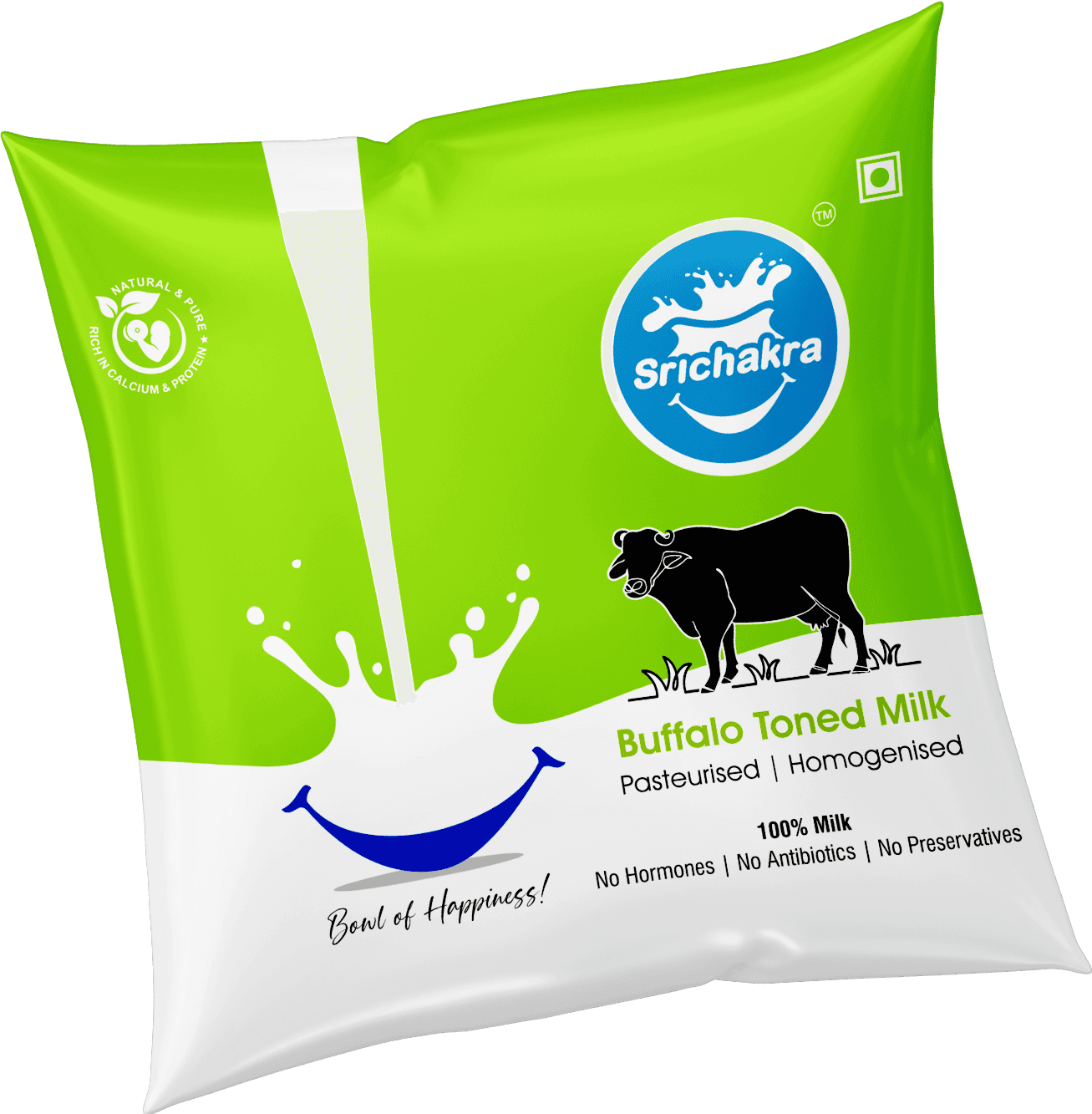 Srichakra Milk — Buffalo Toned Milk 500ml