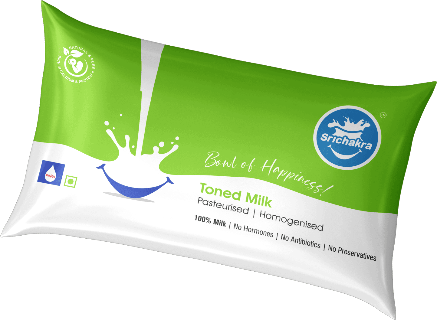 Srichakra Milk — Toned Milk 150ml