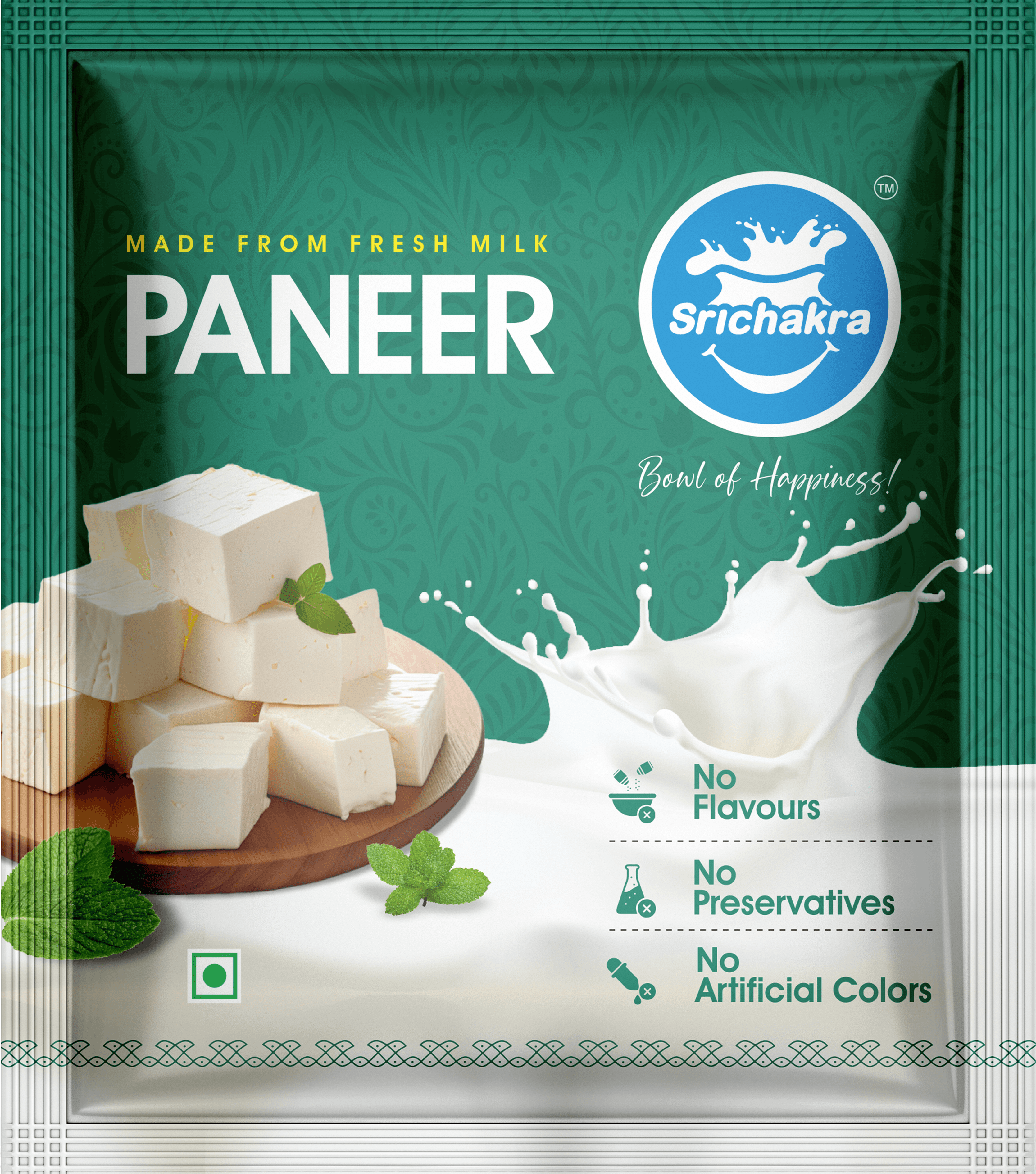 Srichakra Milk — Fresh Paneer 200g